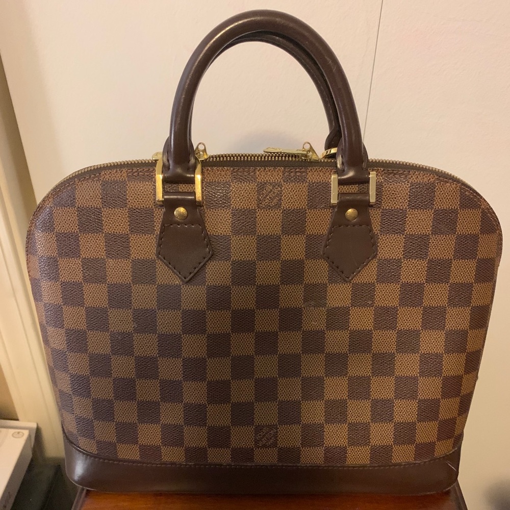 Louis Vuitton Alma PM Damier Ebene Purse
